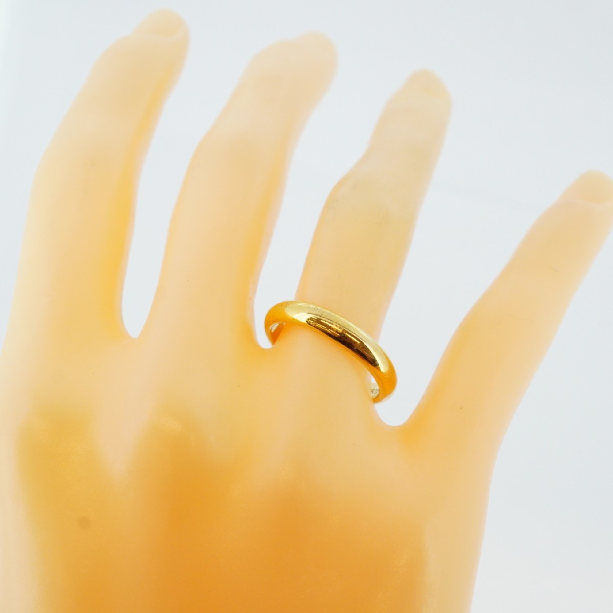 Cartier Ring Classic Wedding K18YG Yellow Gold #53 Ladies