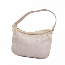 Chanel Shoulder Bag New Travel Nylon Pink Champagne Ladies