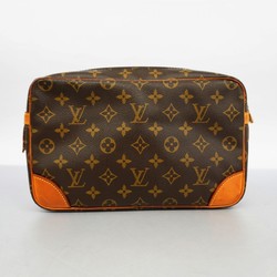 Louis Vuitton Clutch Bag Monogram Compiegne 28 M51845 Brown Women's