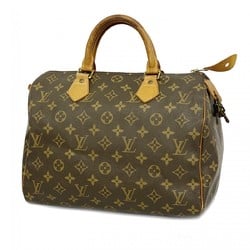 Louis Vuitton Handbag Monogram Speedy 30 M41108 Brown Ladies