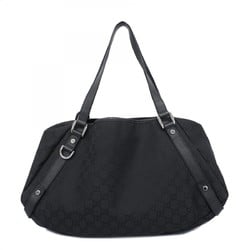 Gucci Tote Bag GG Nylon 293578 Black Women's