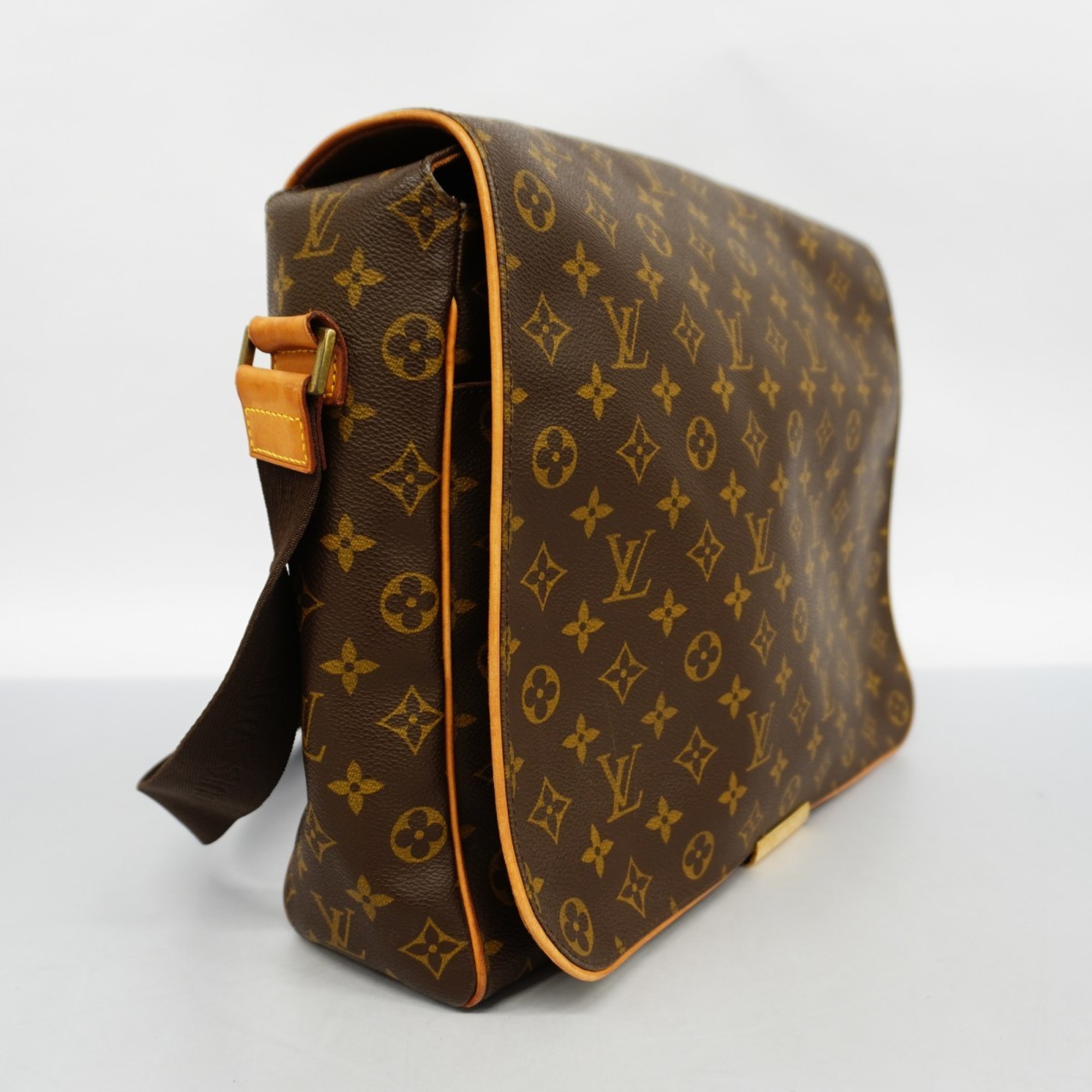 Louis Vuitton Shoulder Bag Monogram Abess M45257 Brown Men's Women's