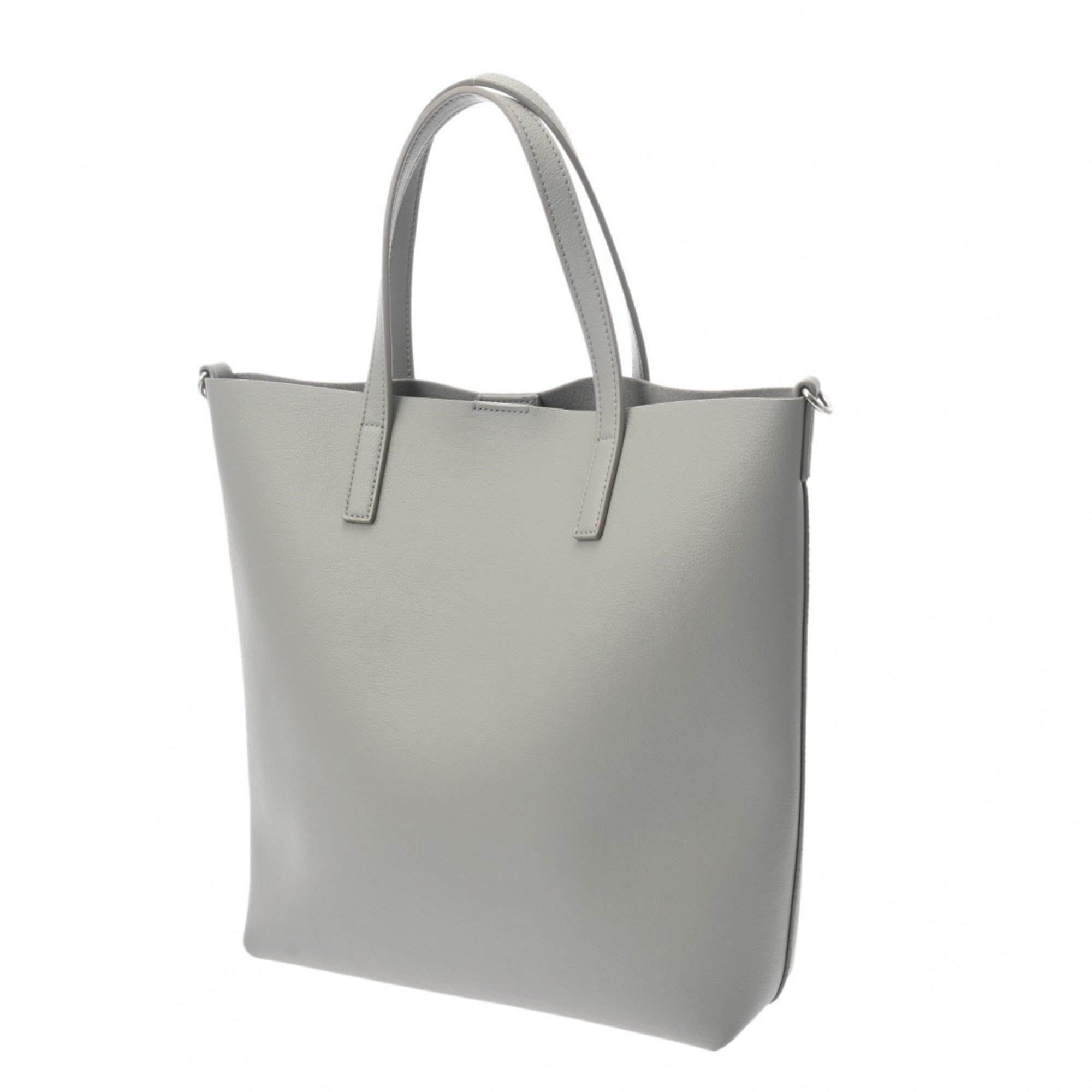 SAINT LAURENT Saint Laurent Toy Tote Grey 600307 Women's Leather Bag