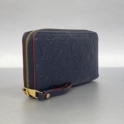 Louis Vuitton Long Wallet Monogram Empreinte Zippy M62121 Marine Rouge Ladies