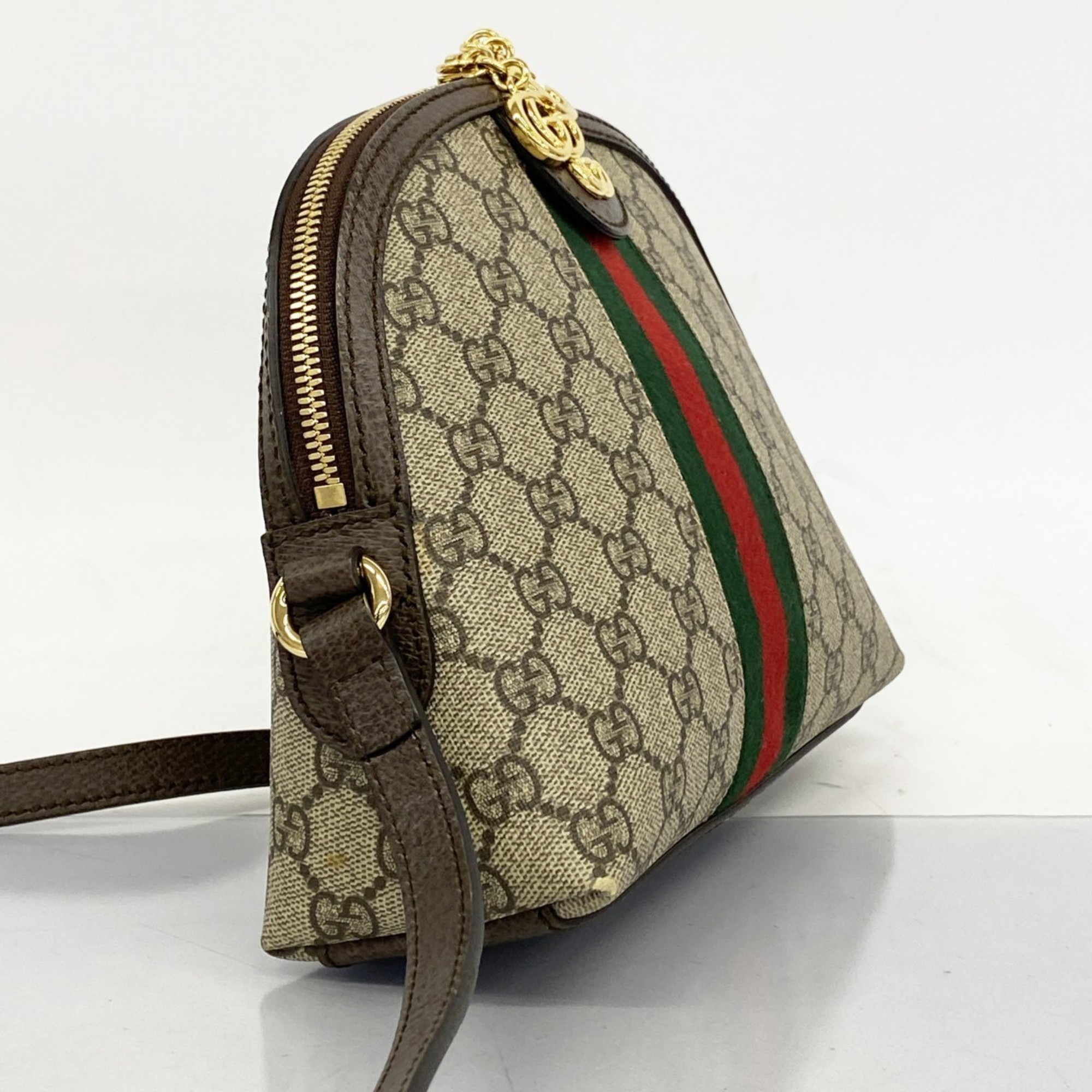 Gucci Shoulder Bag Ophidia 499621 Brown Women's