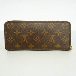 Louis Vuitton Long Wallet Monogram Portefeuille Clemence M60742 Fuchsia Ladies