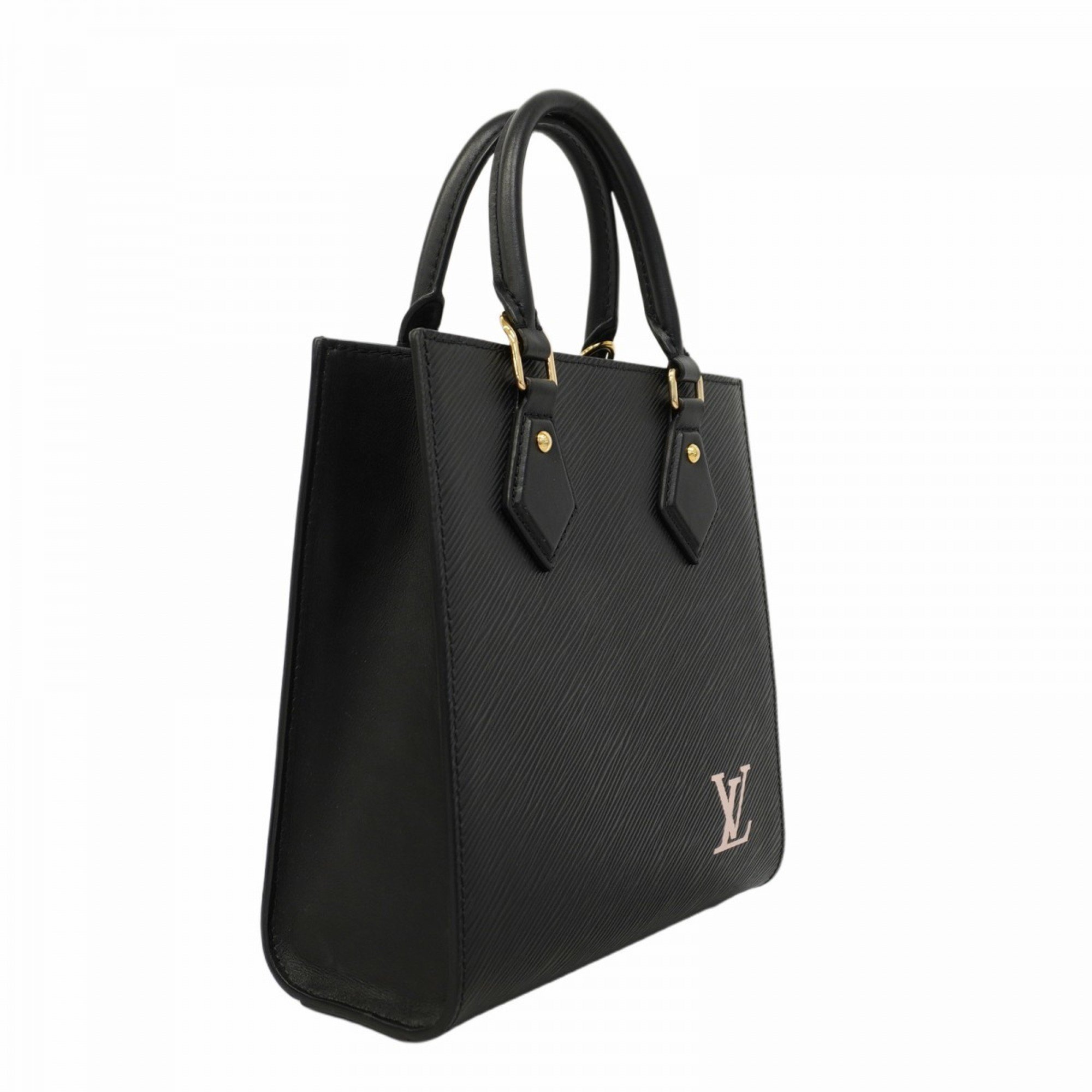 Louis Vuitton Handbag Epi Sac Plat BB M58660 Noir Ladies