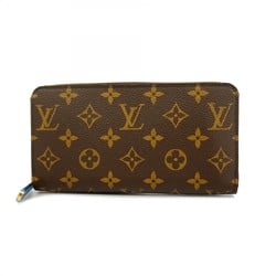 Louis Vuitton Long Wallet Monogram Zippy M60017 Brown Men's Women's