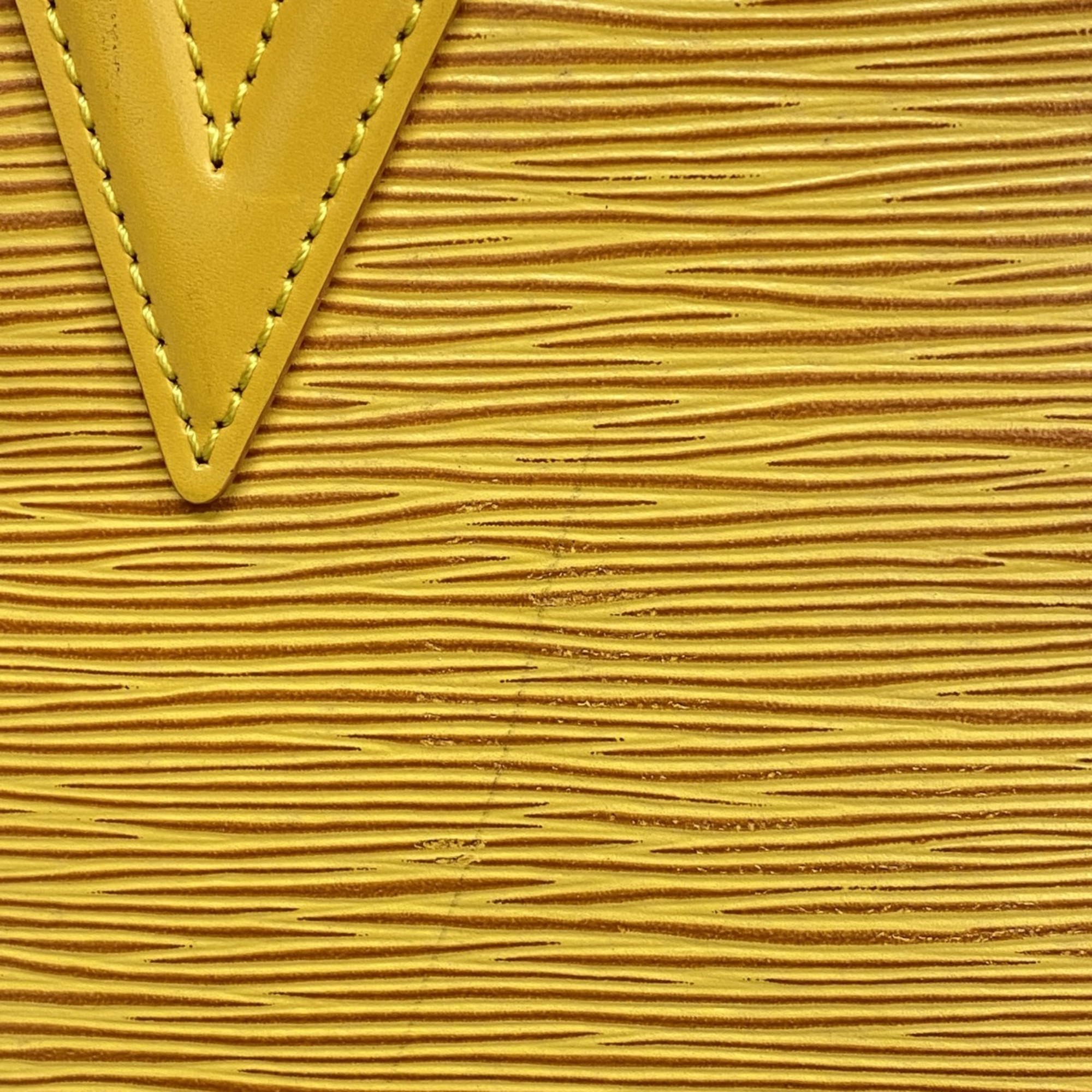 Louis Vuitton Shoulder Bag Epi Backpack M52289 Tassili Yellow Ladies