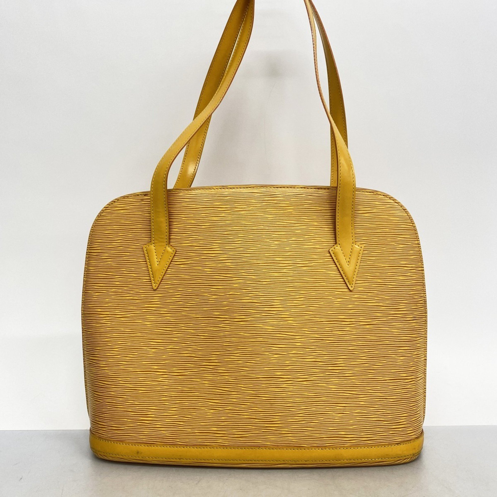 Louis Vuitton Shoulder Bag Epi Backpack M52289 Tassili Yellow Ladies