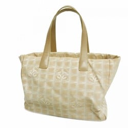 Chanel Tote Bag New Travel Nylon Beige Champagne Ladies