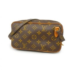 Louis Vuitton Shoulder Bag Monogram Pochette Marly Bandouliere M51828 Brown Women's