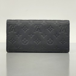 Louis Vuitton Long Wallet Monogram Empreinte Portefeuille Virtuoso M60586 Noir Ladies