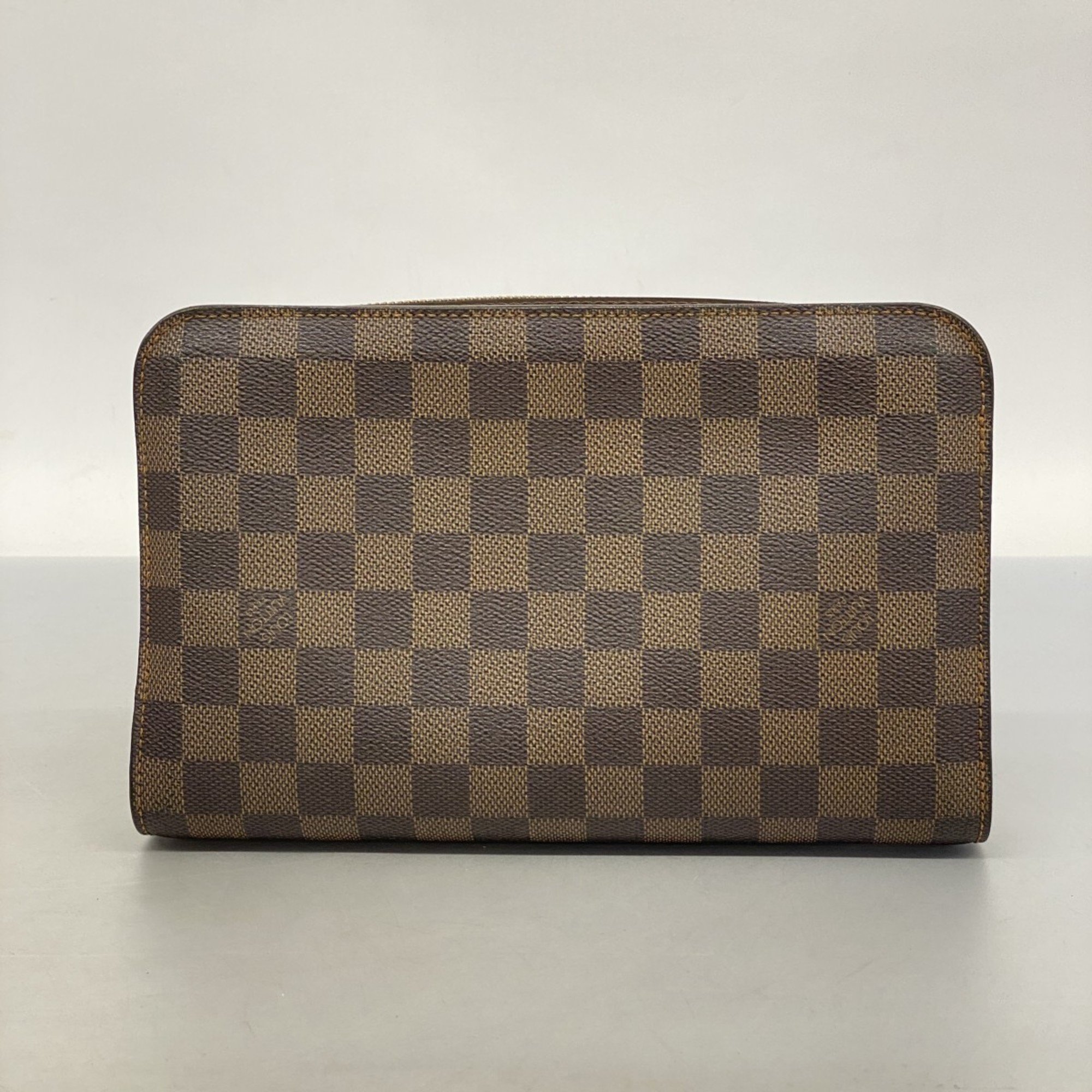 Louis Vuitton Clutch Bag Damier Saint N51993 Ebene Men's Women's