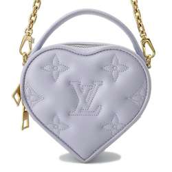 Louis Vuitton Chain Shoulder Bag Bubble Glam Calf Leather Pop My Heart Pouch M82041 LOUIS VUITTON Handbags