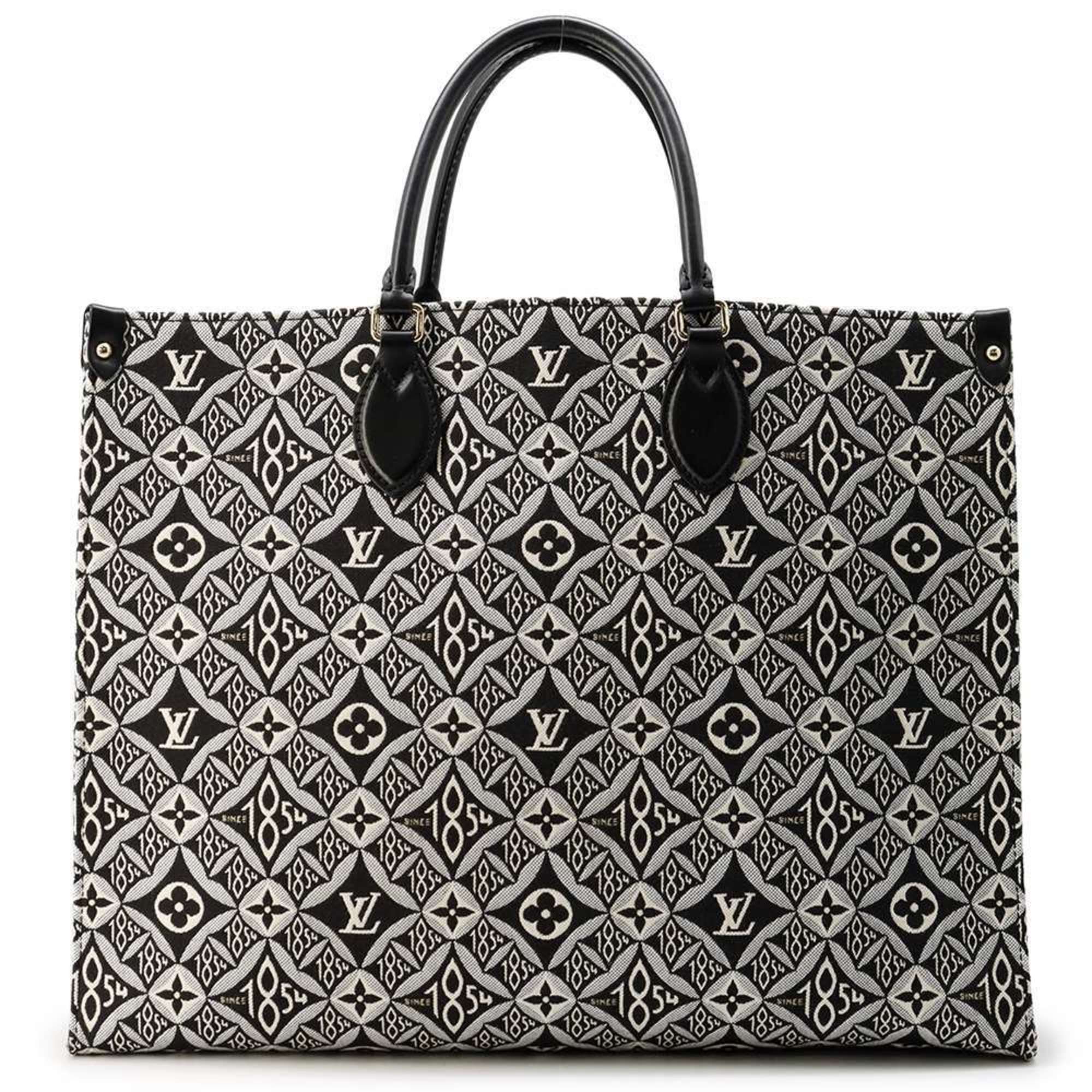 Louis Vuitton Tote Bag Monogram Jacquard On-the-Go GM M57207 LOUIS VUITTON 2way Black