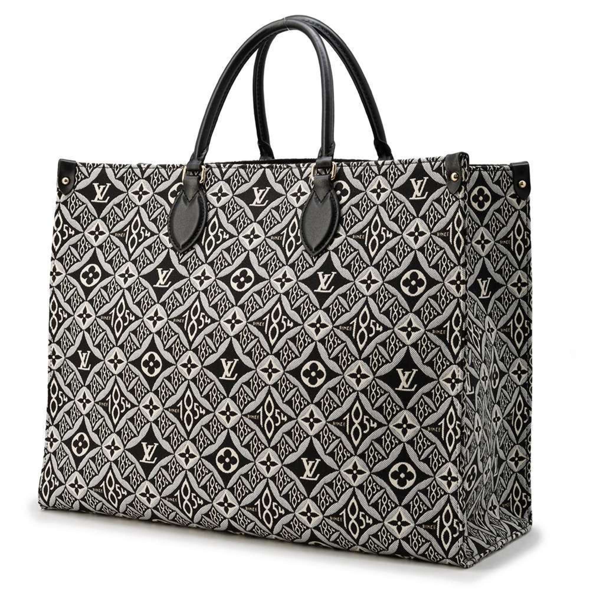 Louis Vuitton Tote Bag Monogram Jacquard On-the-Go GM M57207 LOUIS VUITTON 2way Black