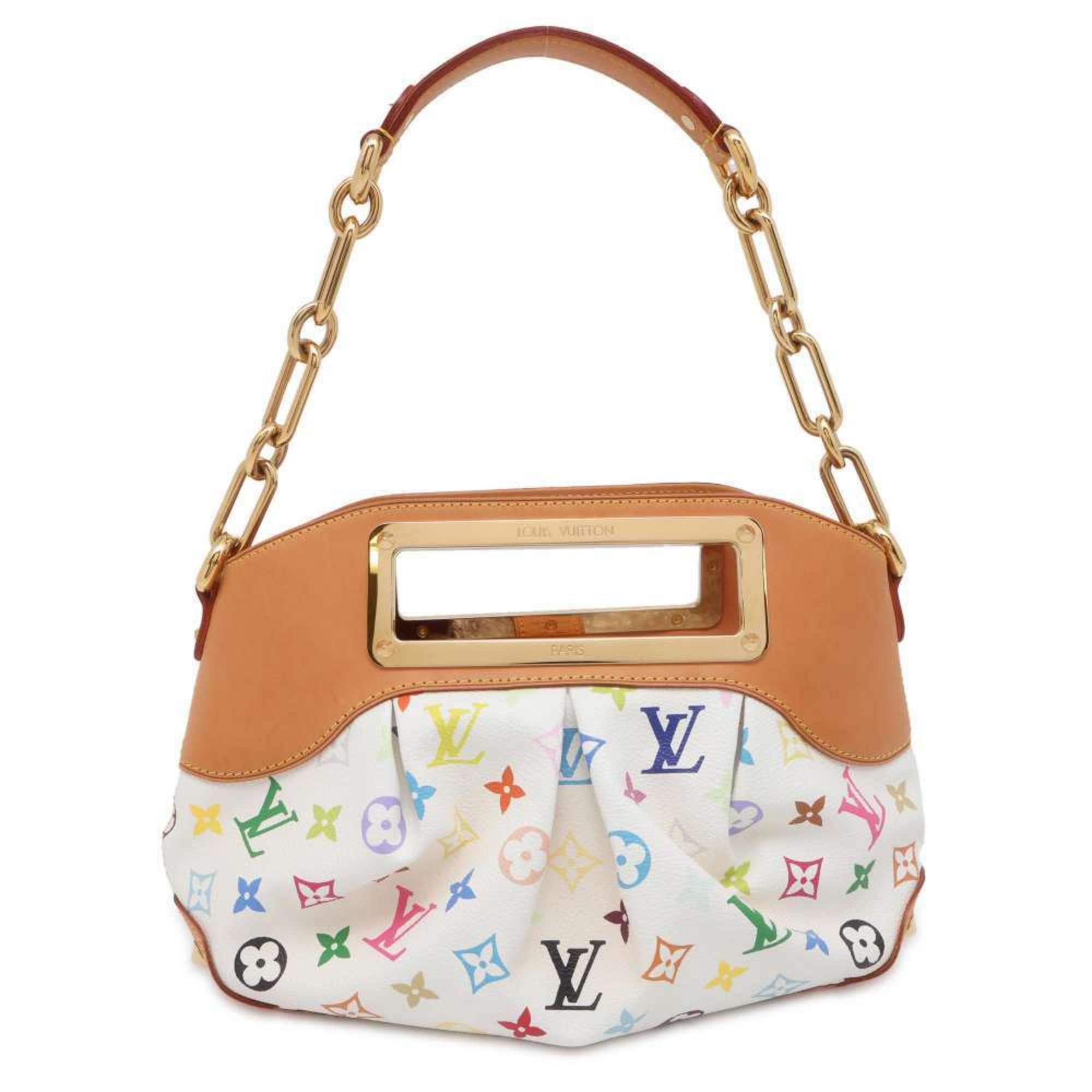 Louis Vuitton Handbag Monogram Multicolor Judy GM M40253 LOUIS VUITTON White