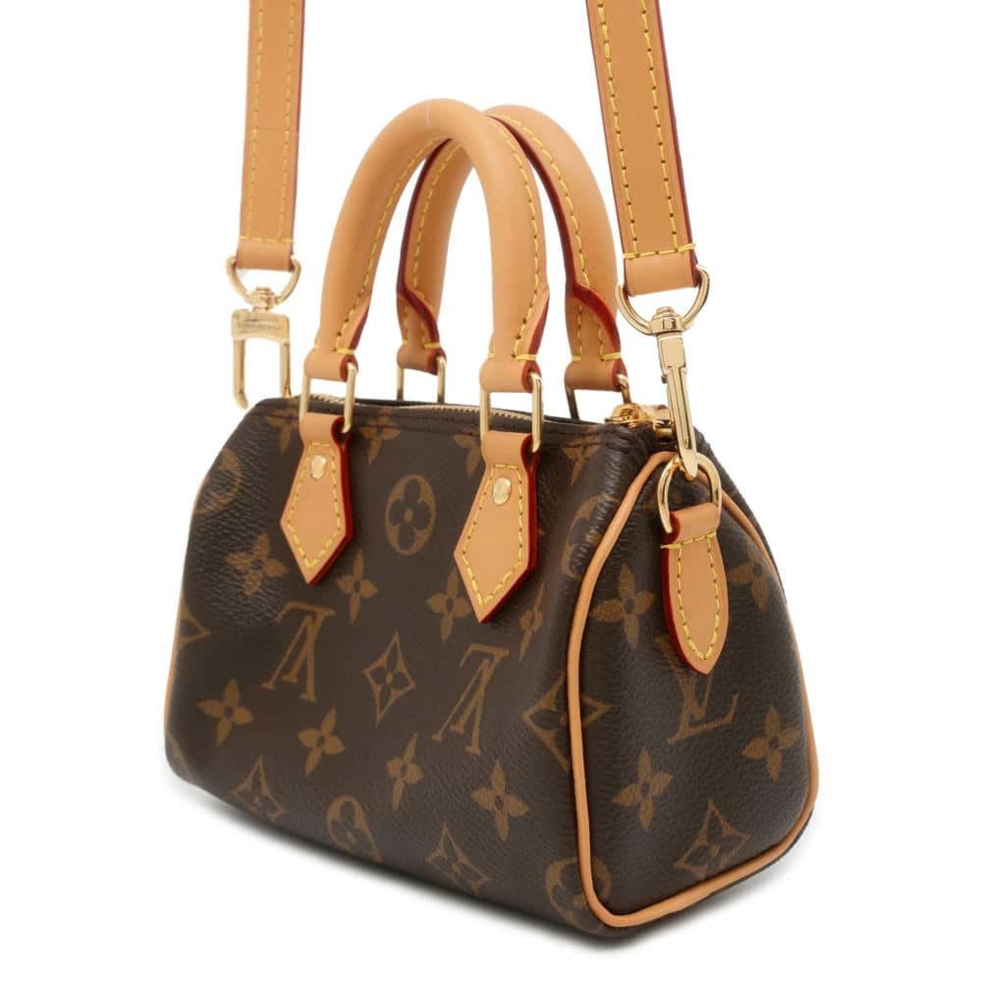 Louis Vuitton Handbag Monogram Nano Speedy M81085 LOUIS VUITTON Bag 2way Shoulder