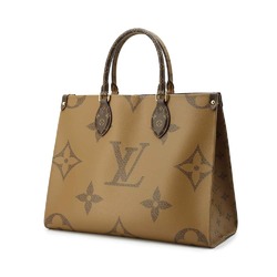 Louis Vuitton Tote Bag Monogram Reverse Giant On-the-Go MM M45321 2way