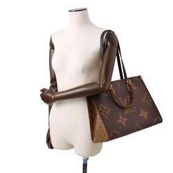 Louis Vuitton Tote Bag Monogram Reverse Giant On-the-Go MM M45321 2way