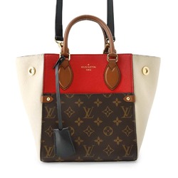 Louis Vuitton Handbag Fold Tote PM Monogram Calf Leather M45389 2way Bag Shoulder