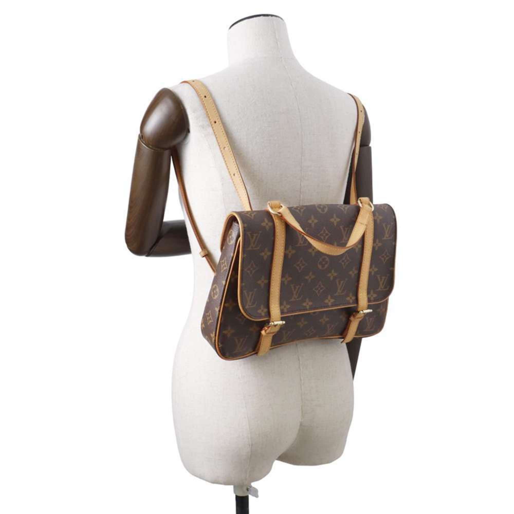 Louis Vuitton Backpack Monogram Marel Sacado M51158 LOUIS VUITTON 3way Shoulder Bag