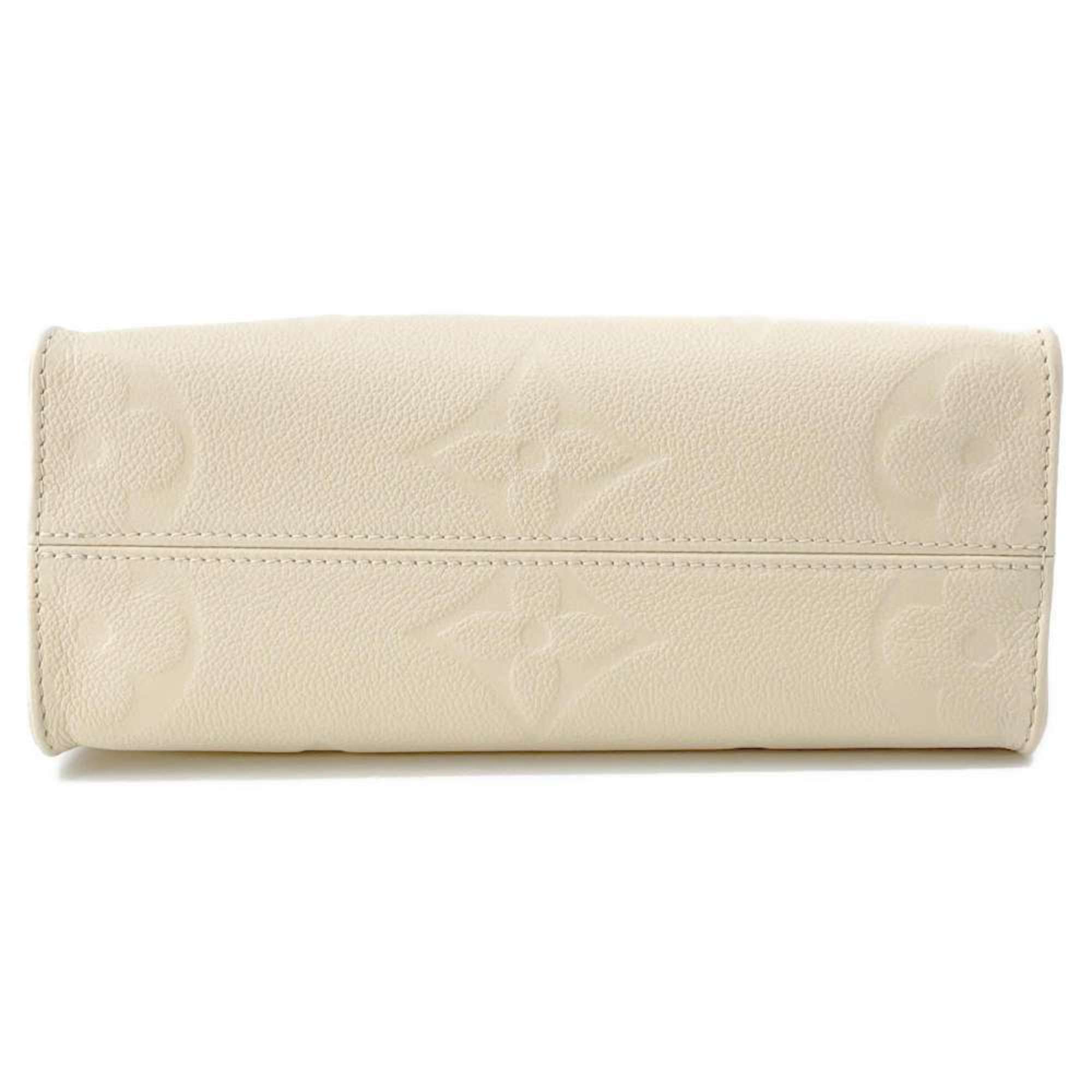 Louis Vuitton Handbag Monogram Empreinte On the Go PM M46569 LOUIS VUITTON Ivory 2-way Shoulder Bag