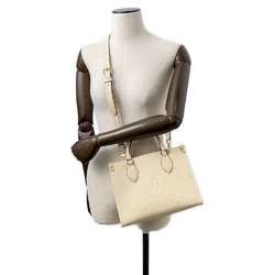 Louis Vuitton Handbag Monogram Empreinte On the Go PM M46569 LOUIS VUITTON Ivory 2-way Shoulder Bag