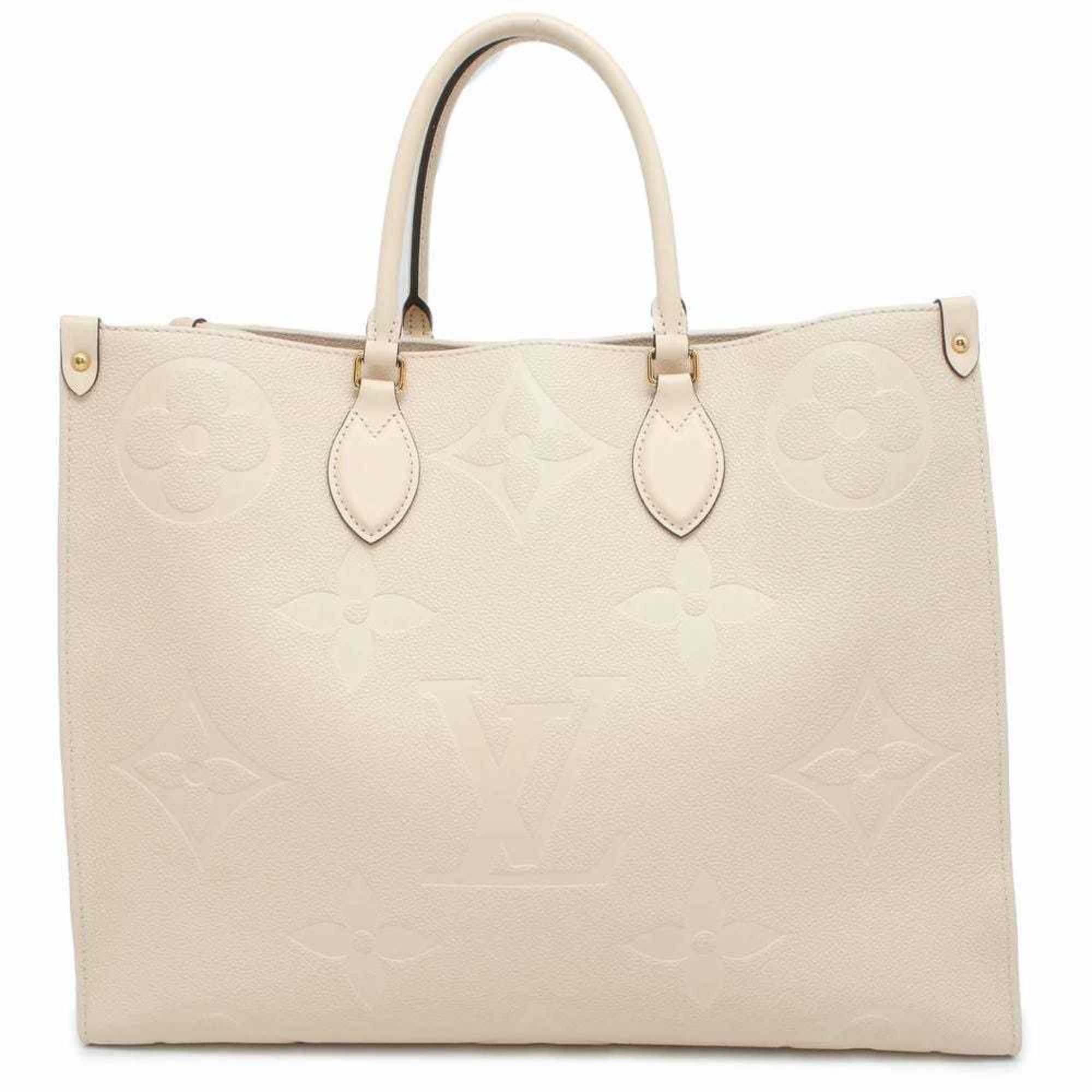 Louis Vuitton Tote Bag Monogram Empreinte On the Go GM M45081 LOUIS VUITTON Shoulder Ivory