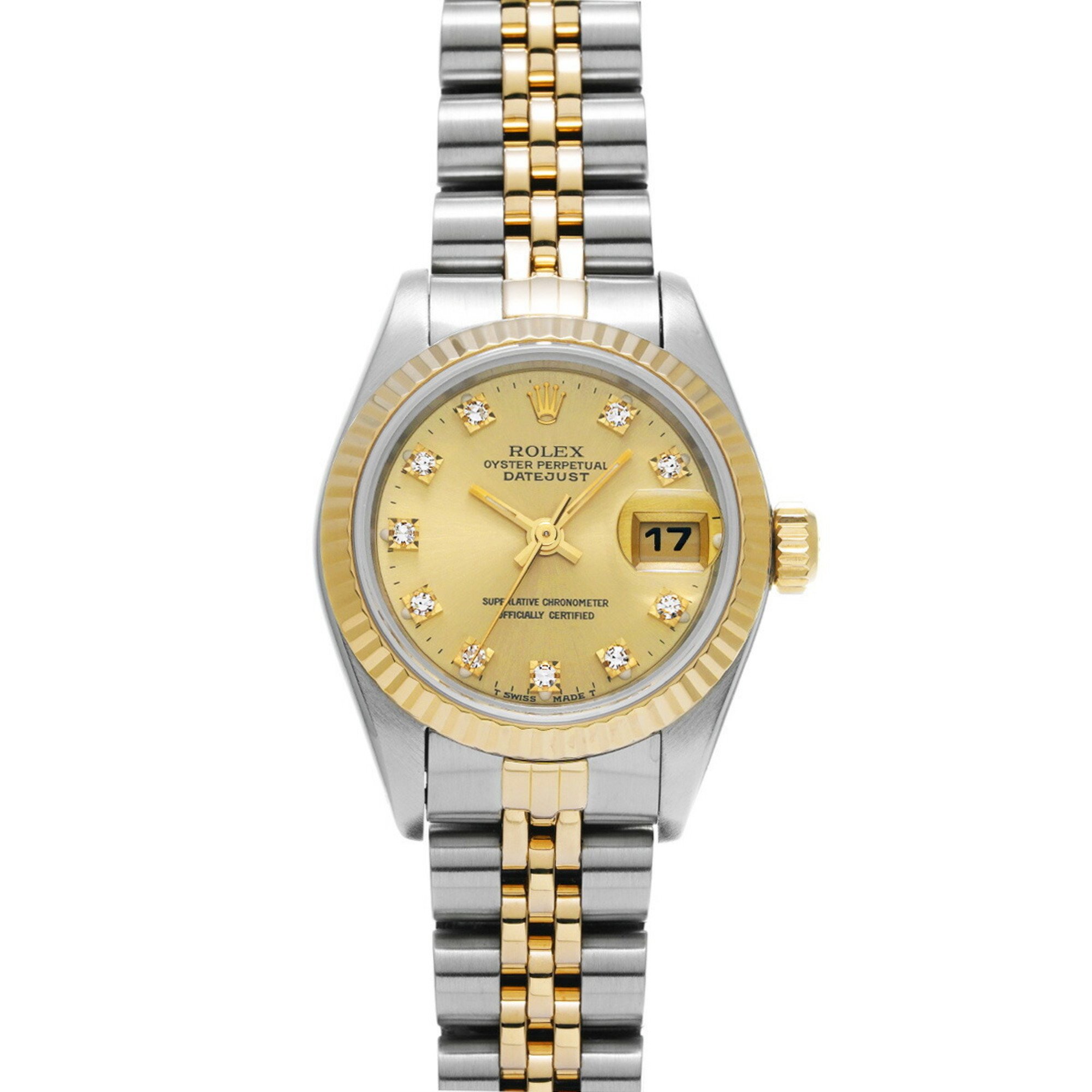 ROLEX Rolex Datejust 10P Diamond 69173G Ladies Watch Automatic