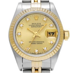 ROLEX Rolex Datejust 10P Diamond 69173G Ladies Watch Automatic