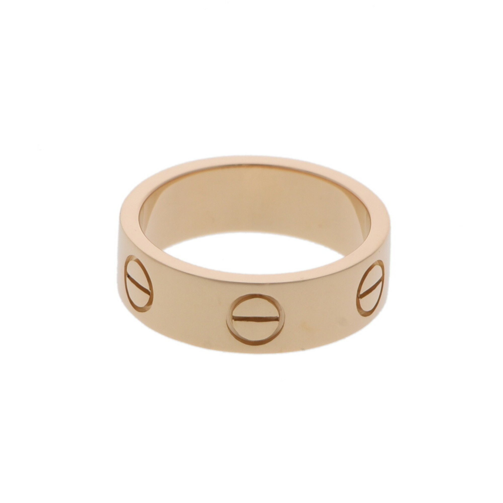 CARTIER Love Ring #49 Size 9 Women's K18 Yellow Gold