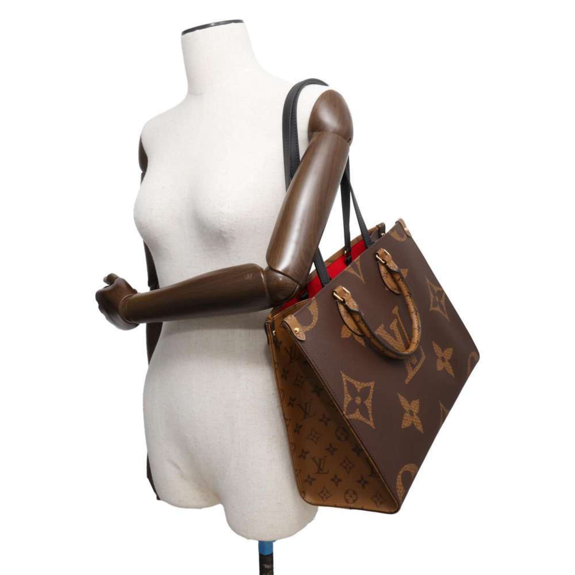 Louis Vuitton Tote Bag Monogram Reverse Giant On-the-Go MM M45321 LOUIS VUITTON Handbag