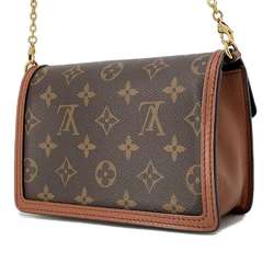 Louis Vuitton Chain Shoulder Bag Portefeuille Dauphine Monogram Reverse M68746 LOUIS VUITTON Black