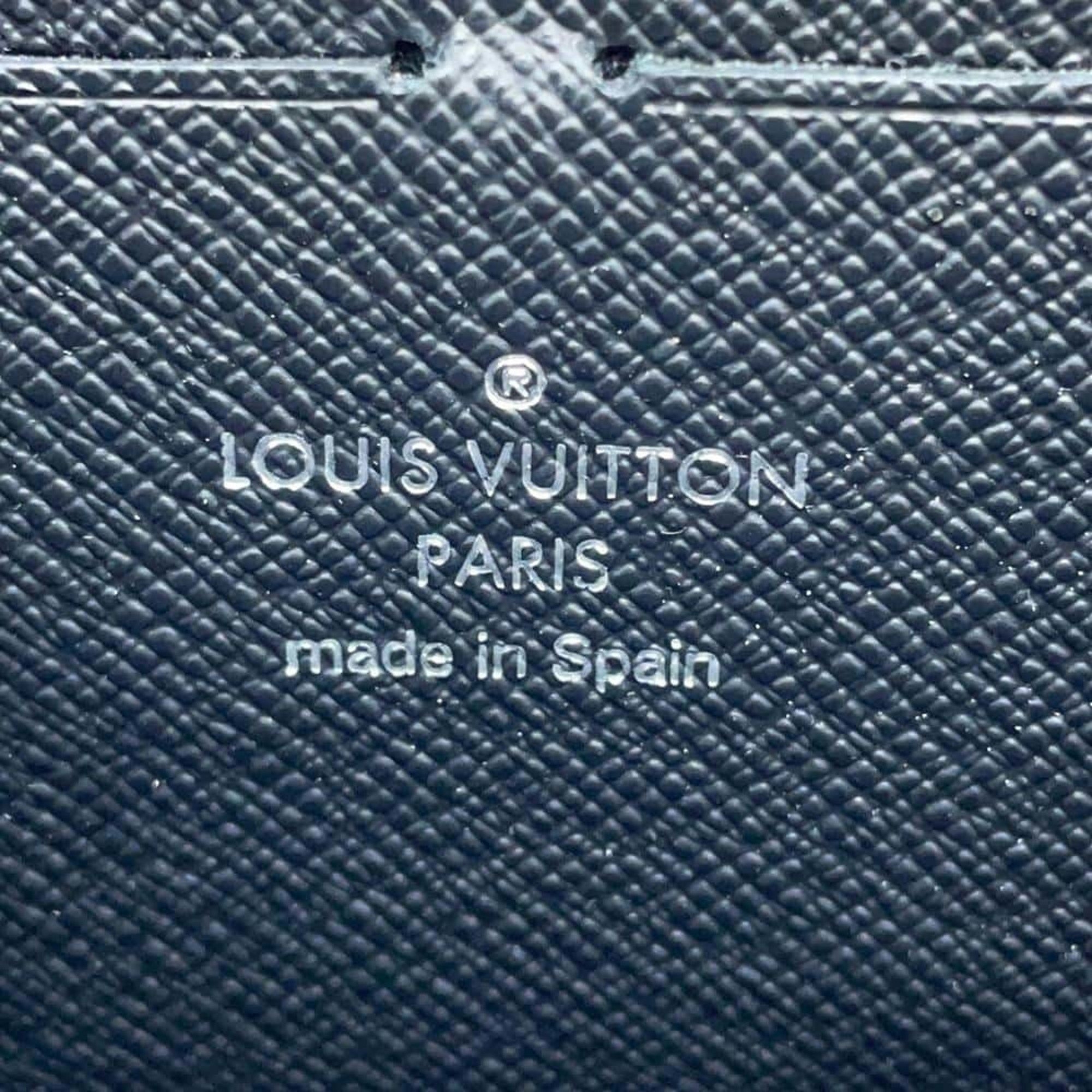 Louis Vuitton Long Wallet Epi Portefeuille Clemence M60915 LOUIS VUITTON Black