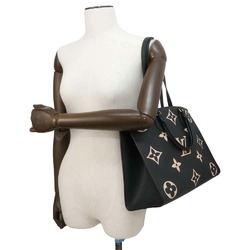 Louis Vuitton Tote Bag Bicolor Monogram Empreinte On the Go MM M45495 2way Black