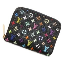 Louis Vuitton Wallet/Coin Case Monogram Multicolor Zippy Coin Purse M93740 Black