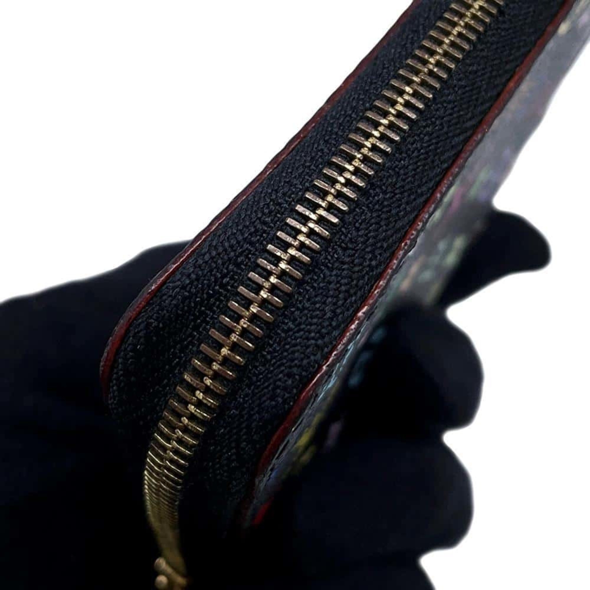 Louis Vuitton Wallet/Coin Case Monogram Multicolor Zippy Coin Purse M93740 Black