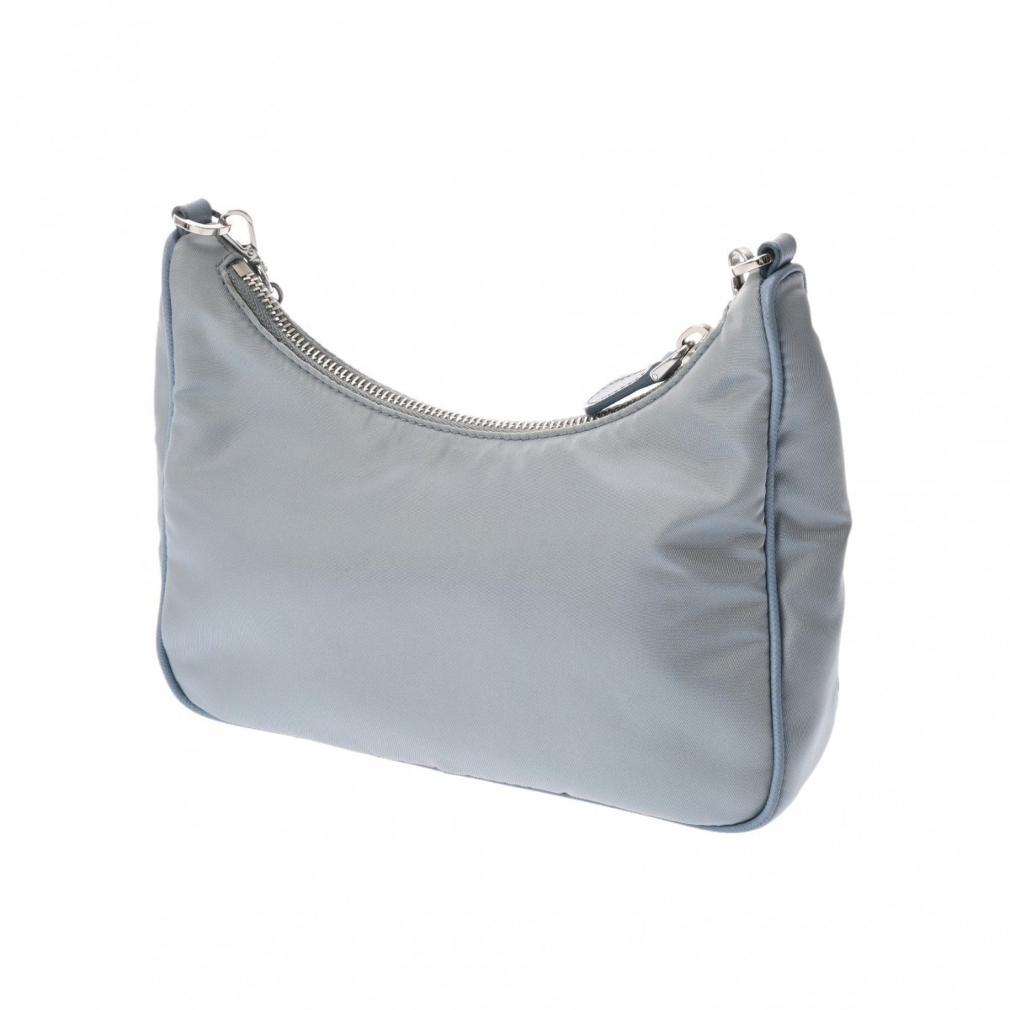 PRADA Re-Edition 2005 Re-Nylon Light Blue 1BH204 Women's Nylon Shoulder Bag