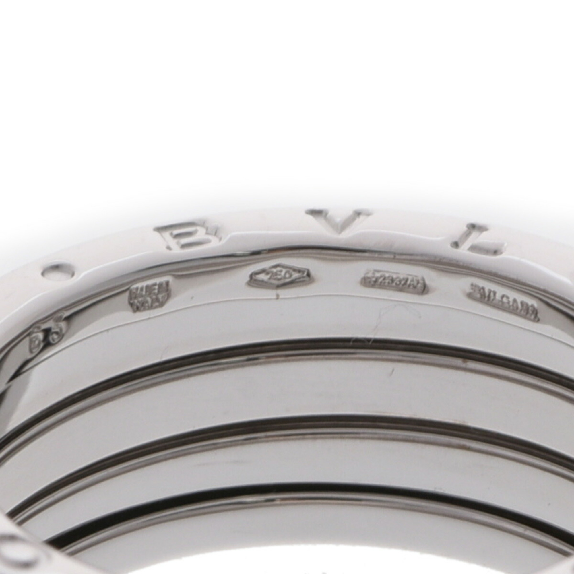 BVLGARI B-ZERO1 M size #63 23 ladies K18 white gold ring