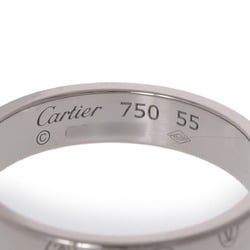 CARTIER Happy Birthday Ring #55 Size 15 Women's K18 White Gold