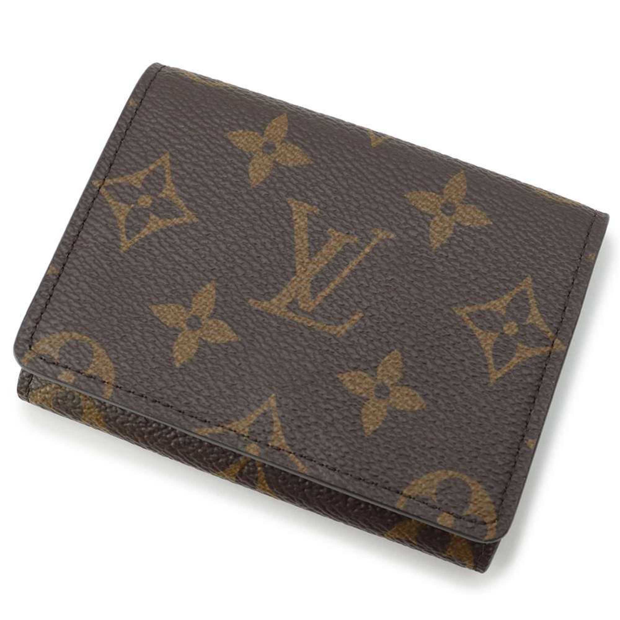 Louis Vuitton Business Card Holder/Card Case Monogram Envelope Carte de Visite M63801 Holder