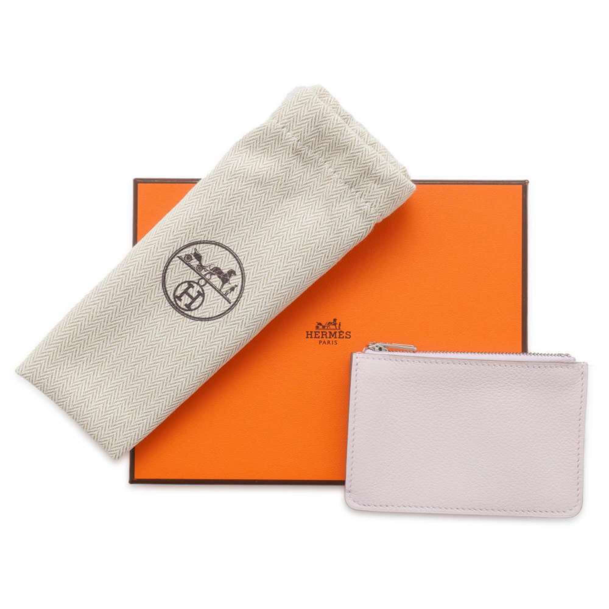 Hermes Wallet Constance Mauve Pale Evercolor B Stamp