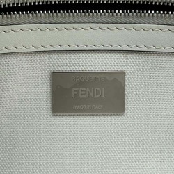 Fendi Shoulder Bag Zucca Baguette Canvas 8BR600 FENDI 2way Handbag Black White