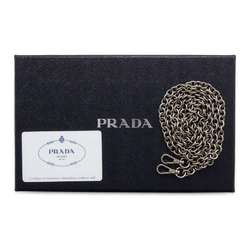 Prada Shoulder Bag Saffiano 1DH010 PRADA Wallet Purse Black