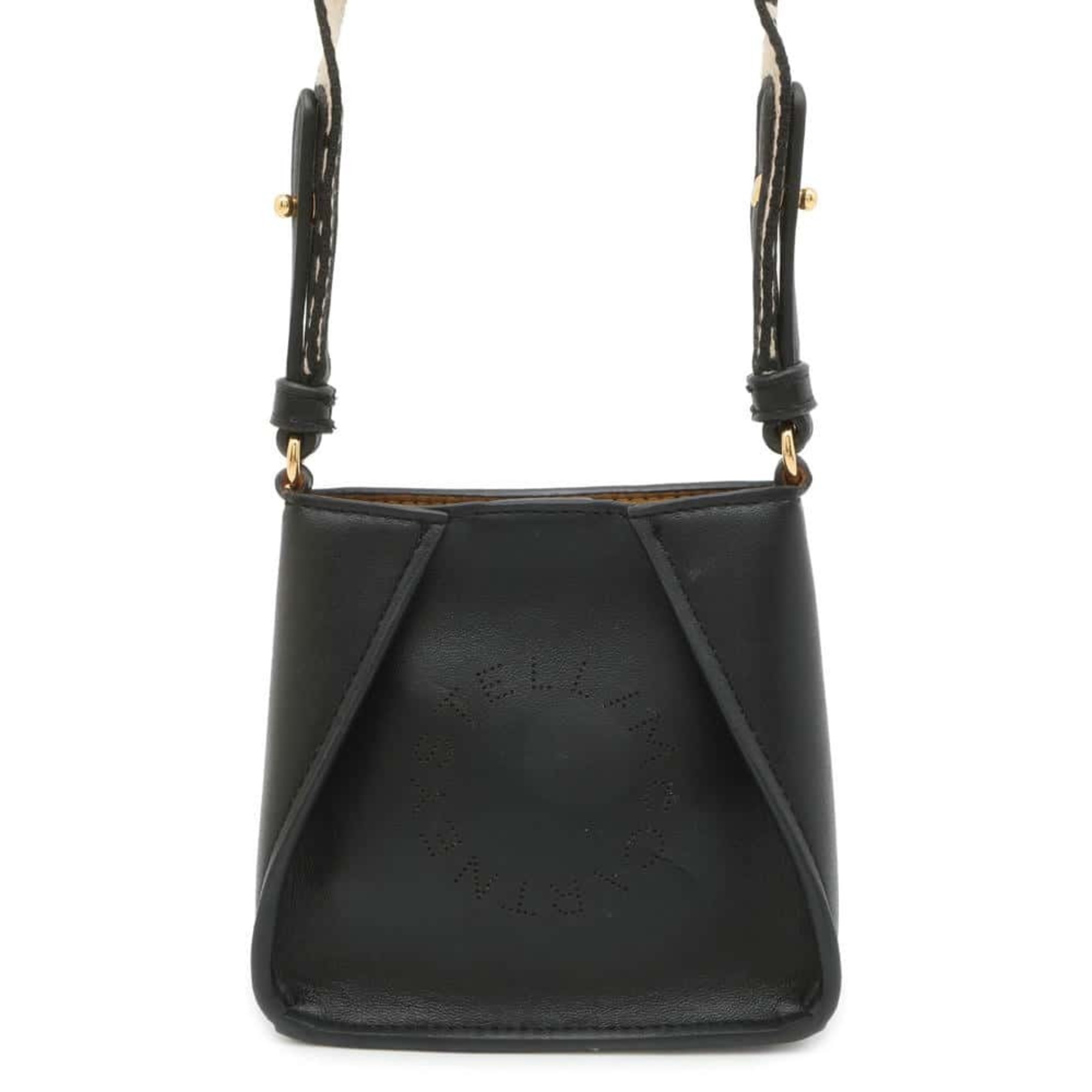 Stella McCartney Shoulder Bag Micro Leather 700159 Black