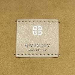 Givenchy Shoulder Bag G-Lock Leather Embossed GIVENCHY White