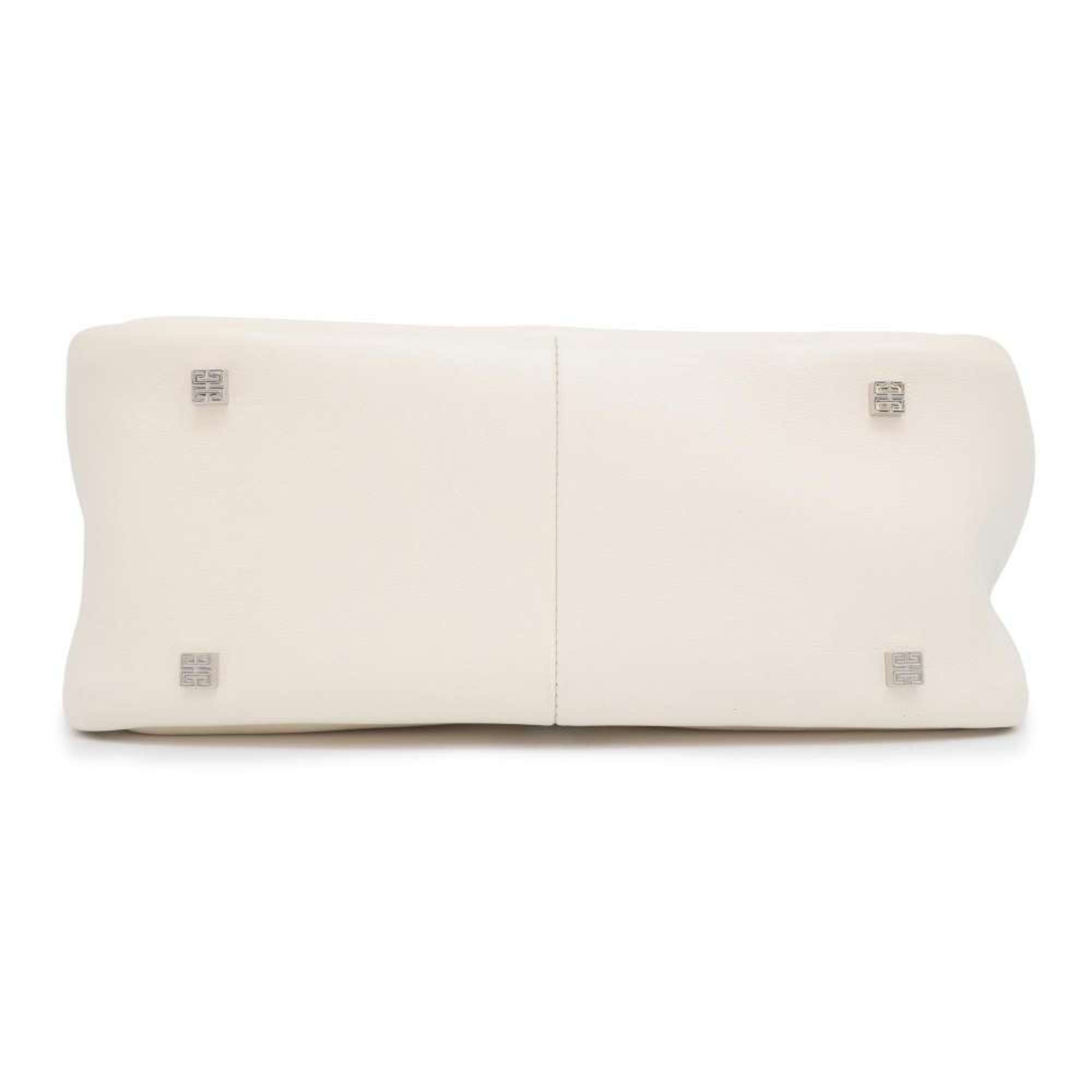 Givenchy Shoulder Bag G-Lock Leather Embossed GIVENCHY White