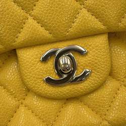 Chanel Chain Shoulder Bag Matelasse 25 Coco Mark Caviar Skin Double A01112 CHANEL